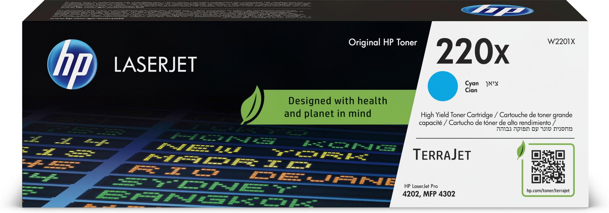 HP Tóner 220X / W2201X Cian