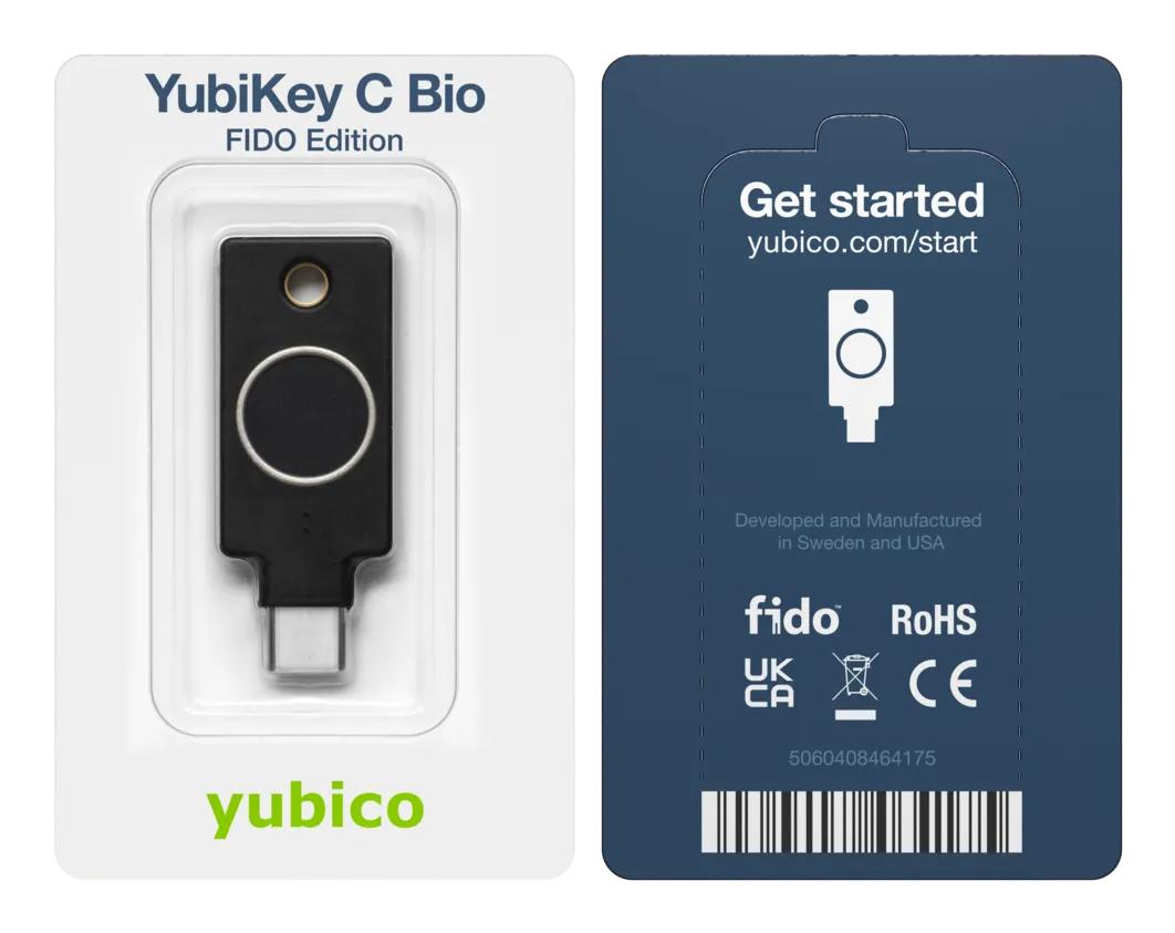 Yubico Chiave di sicurezza YubiKey C Bio FIDO / 100949 Nero