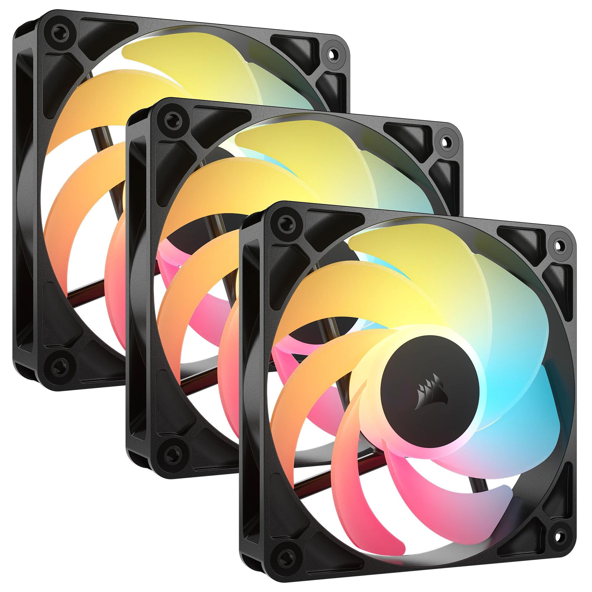 Corsair Fan RS120-R ARGB / CO-9050196-WW Black 3-Pack