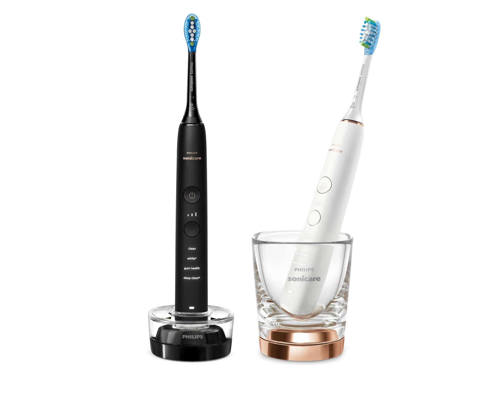 Philips Cepillo de dientes DiamondClean 9000 2-Pack / HX9914/57 Negro