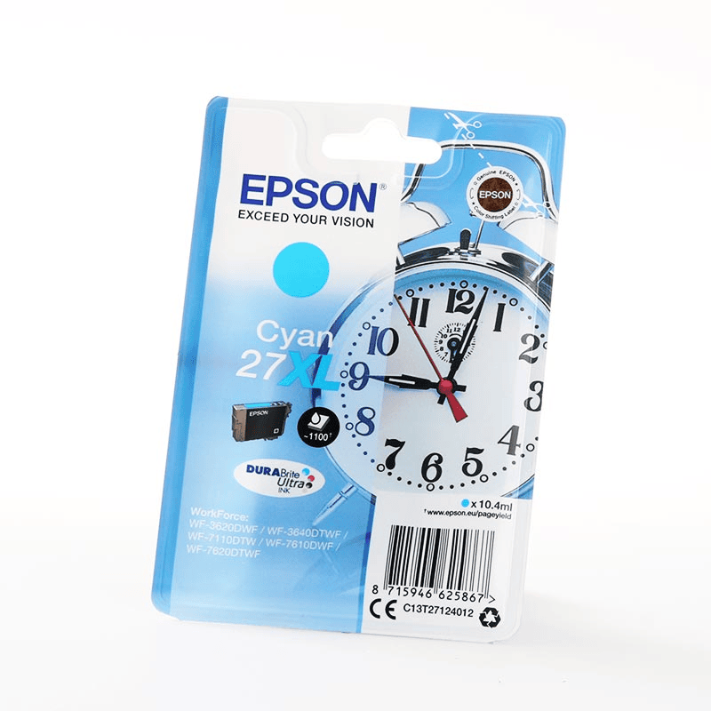 Epson Tinte 27XL / C13T27124012 Cyan