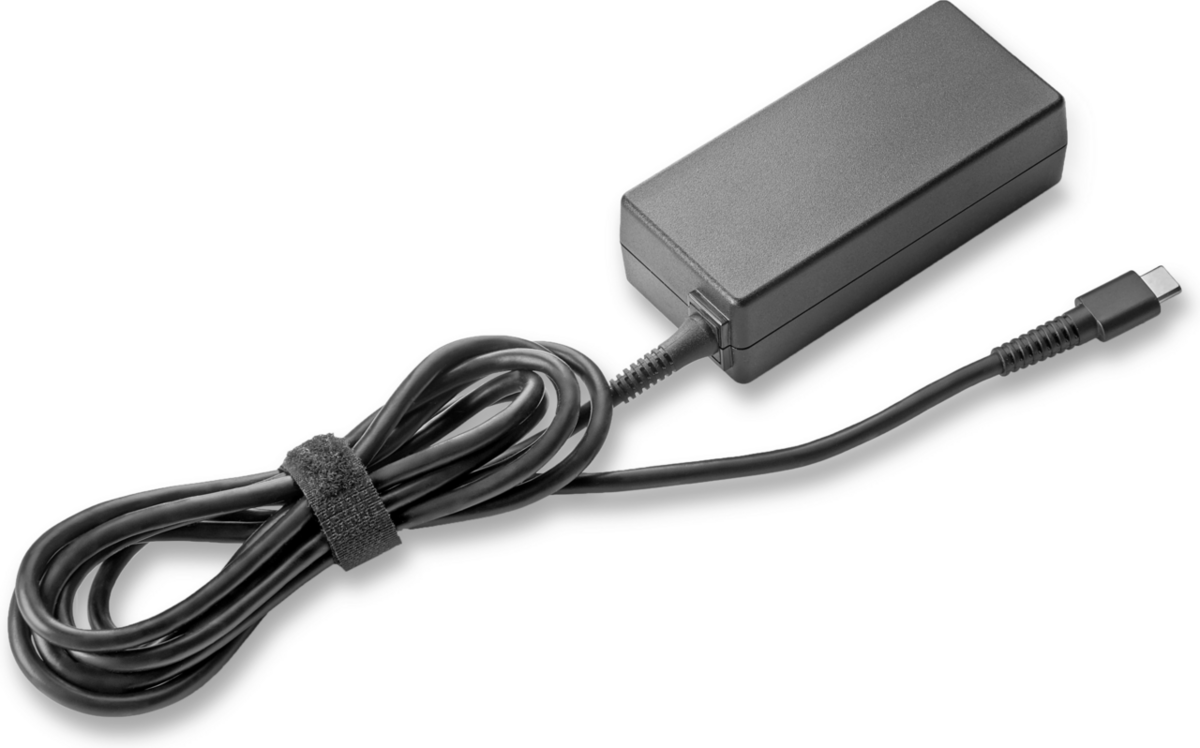 HP Adaptateur secteur / chargeur USB-C 45W  / N8N14AA#ABB Noir