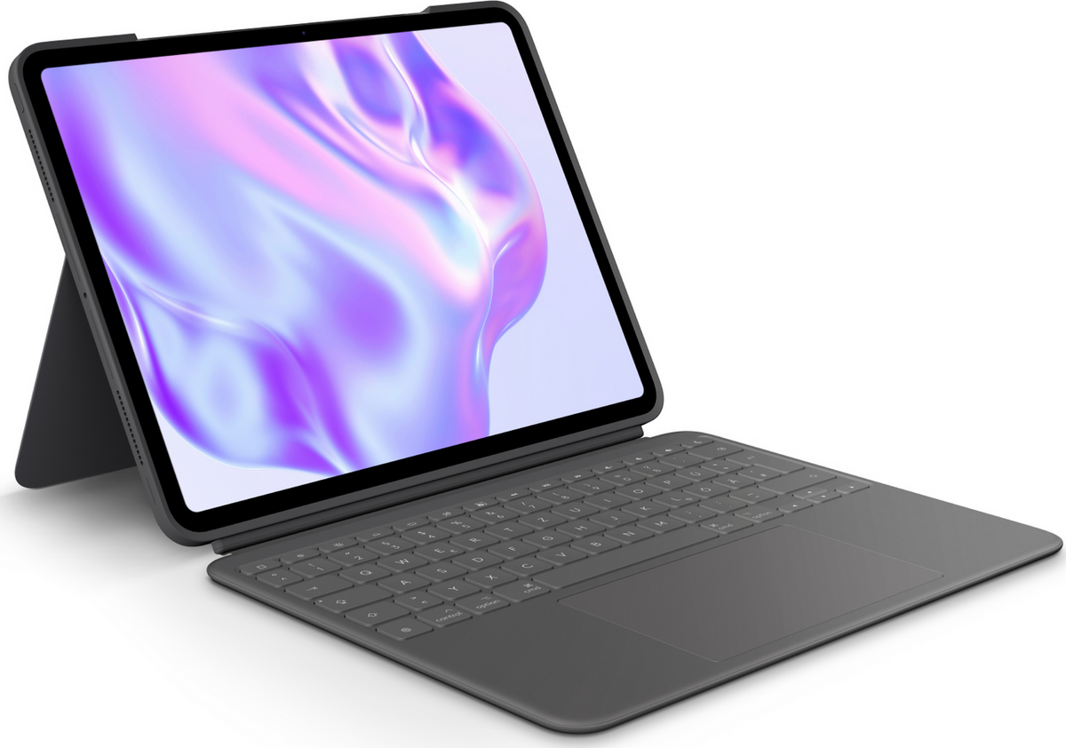Logitech Hülle und Tastatur Combo Touch für iPad Pro / 920-012665 Graphit