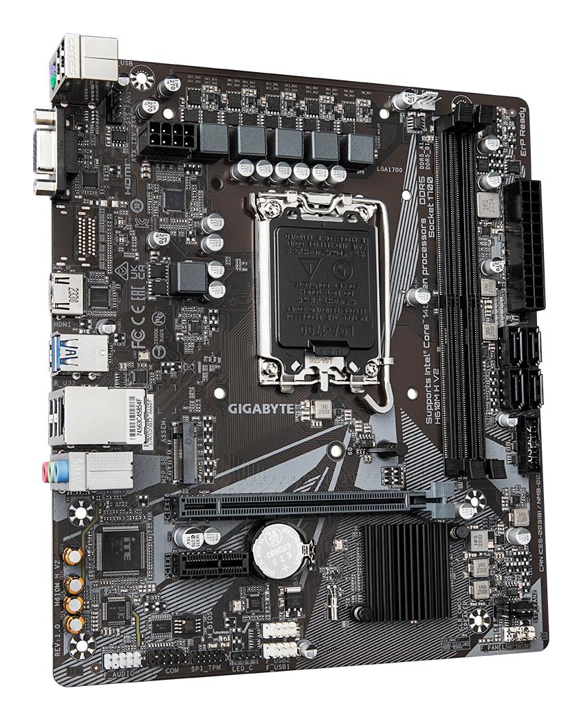 GIGABYTE Mainboard H610M H V2 / H610M H V2 Schwarz