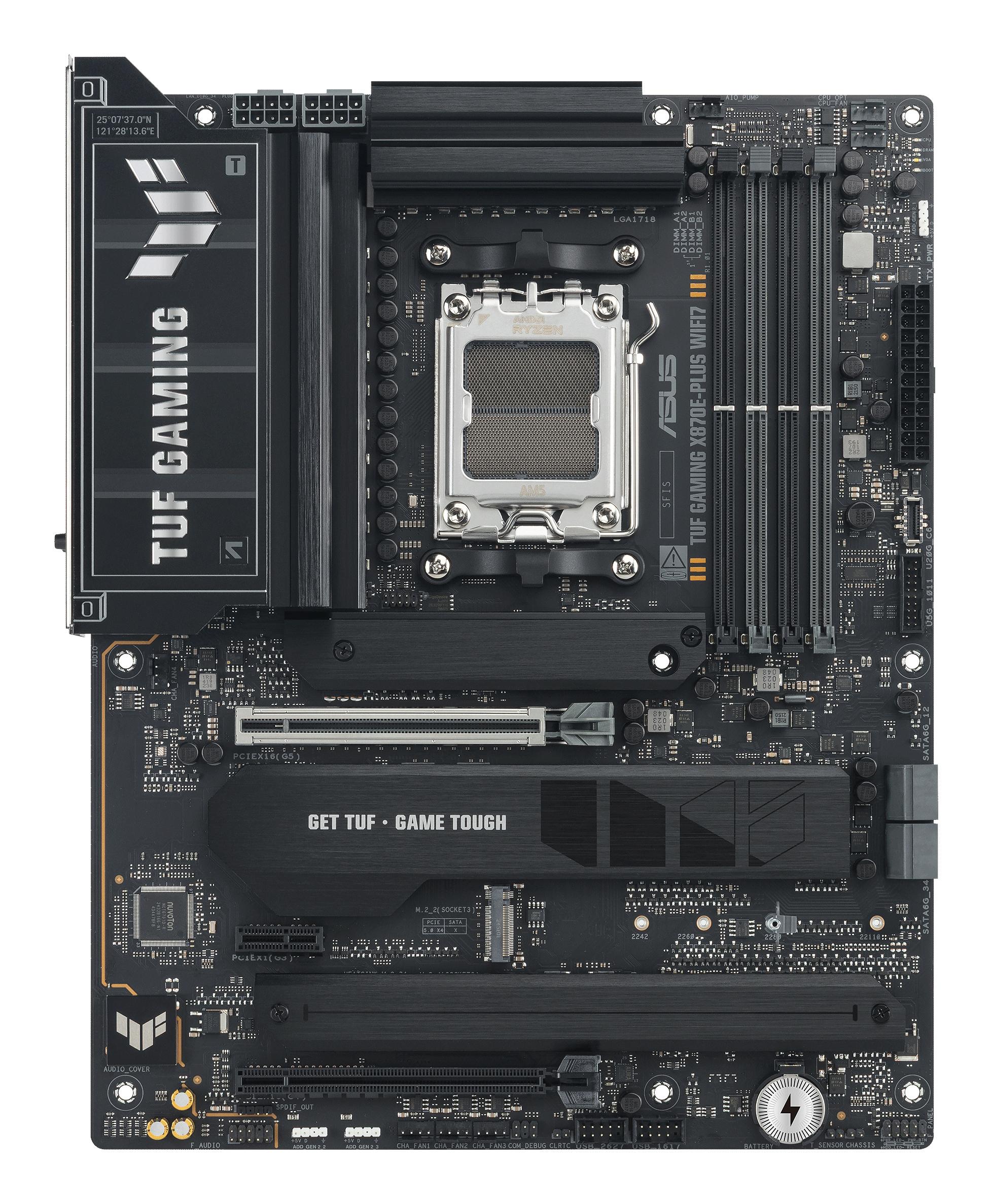 ASUS Placa base TUF GAMING X870E-PLUS WIFI7 / 90MB1M70-M0EAY0 Gris
