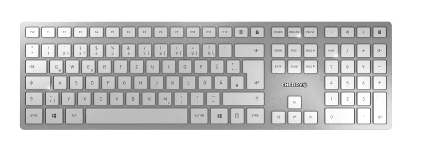 Cherry Tastatur DW9100S / JD-9100DE-1 Silber