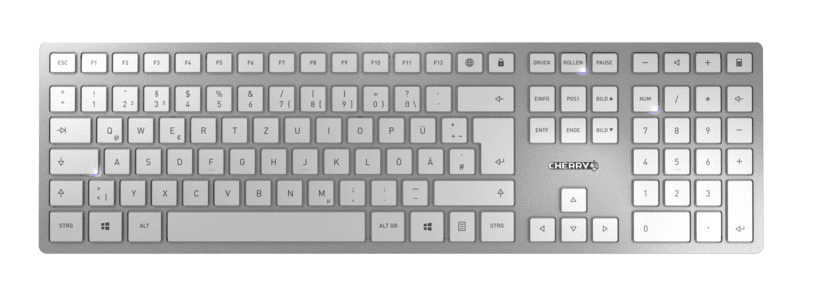 Cherry Maus- und Tastatur-Set DW9100S / JD-9100DE-1 Silber