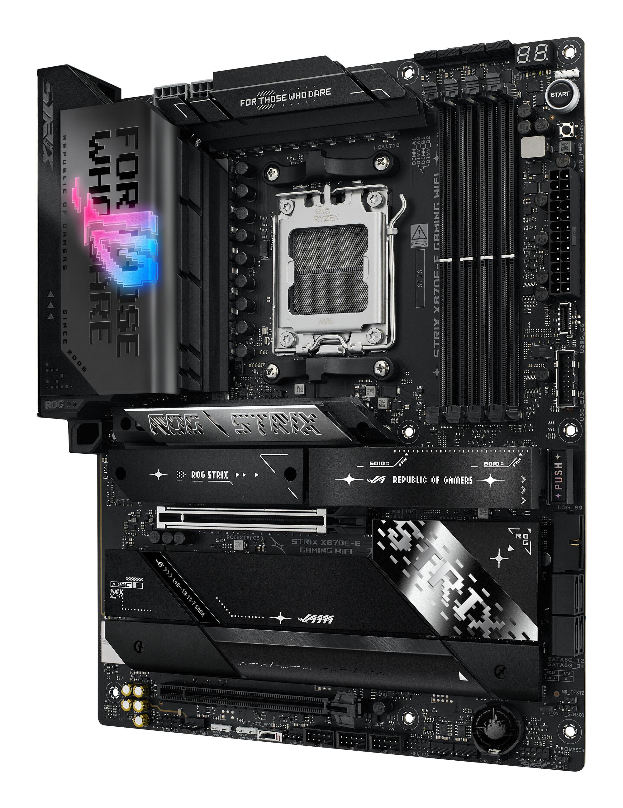 ASUS Mainboard ROG Strix X870E-E Gaming WiFi / 90MB1IB0-M0EAY0 Black