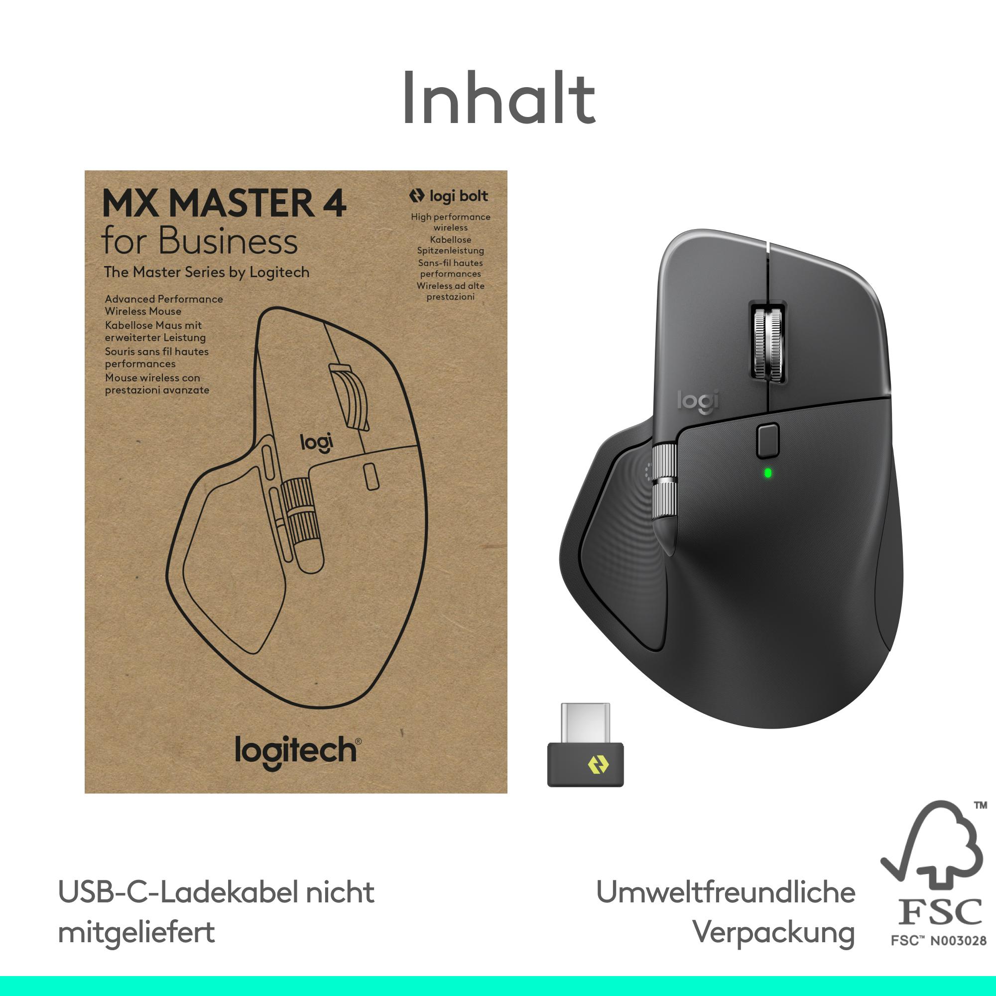 Logitech Mouse MX Master 4 for Business / 910-007617 Graphite