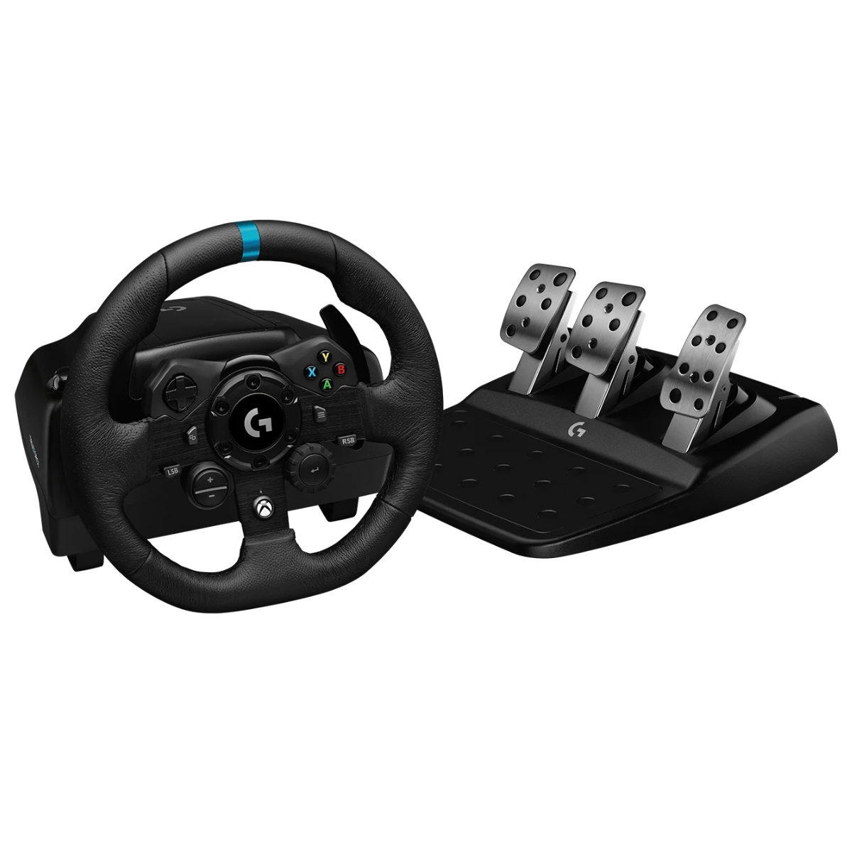 Logitech Contrôleur G923 Wheel und Pedals XBox/PC / 941-000158 Noir