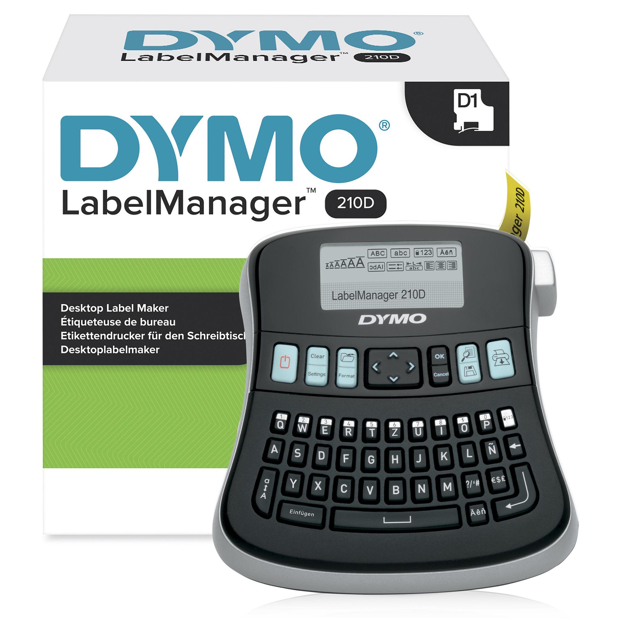 DYMO Etikettendrucker LM210D / S0784470 Schwarz, Silber