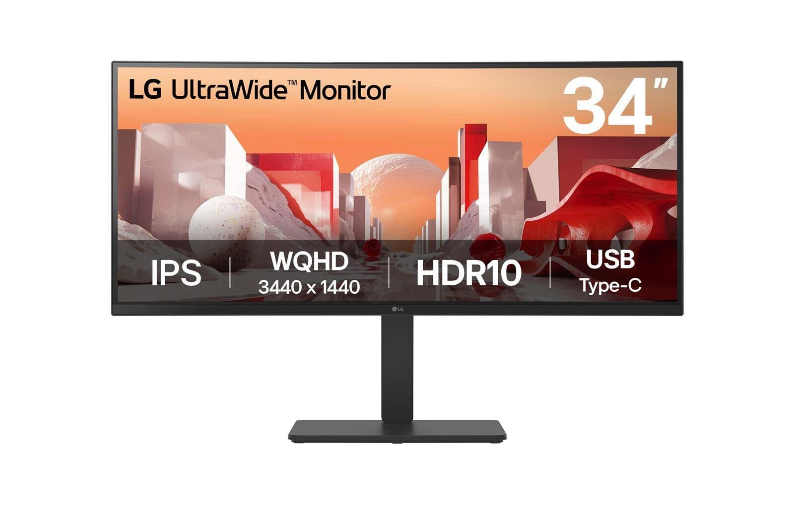 LG Monitor 34BA75QE-B.AEU / 34BA75QE-B.AEU Nero 86,4 cm (34")