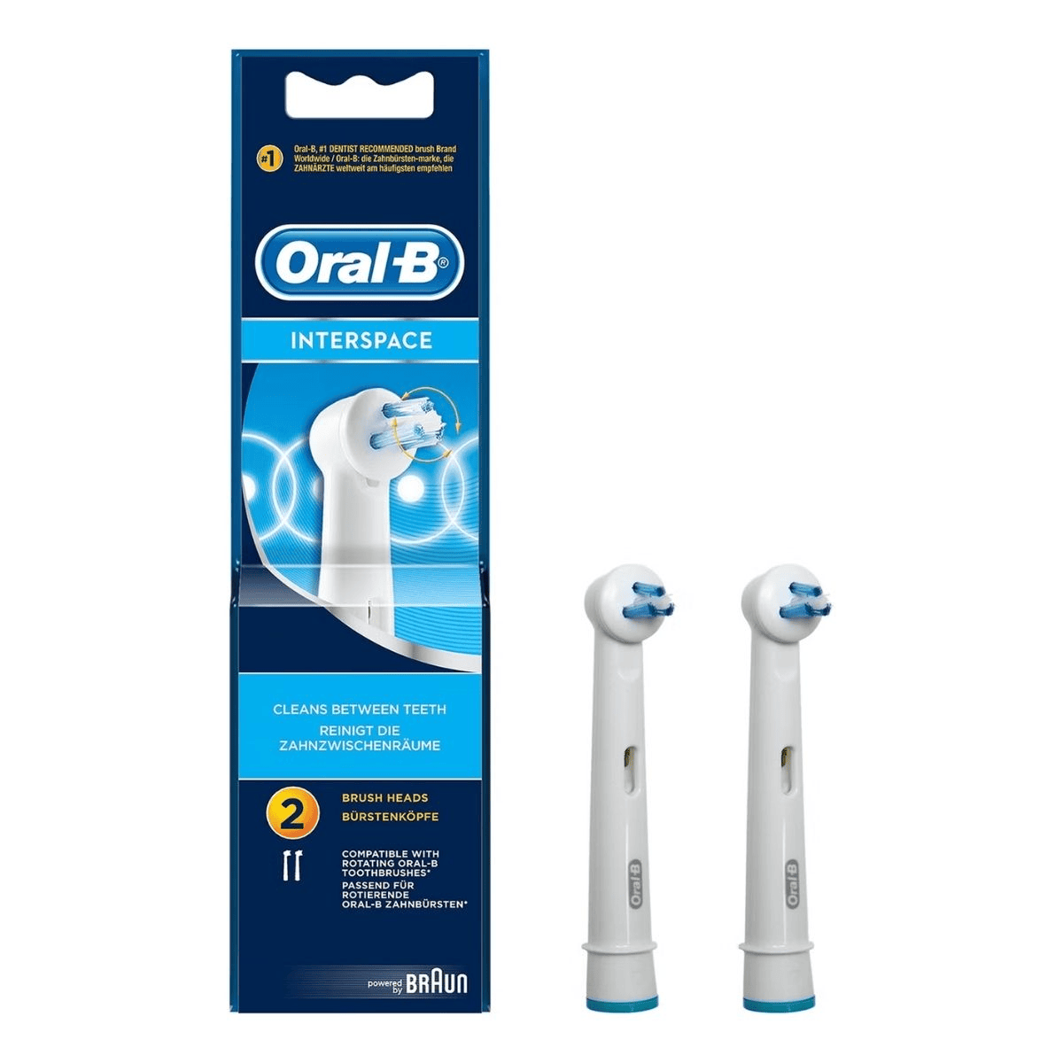 Oral-B Aufsteckzahnbürste 853893 / 853893 Weiß Doppelpack
