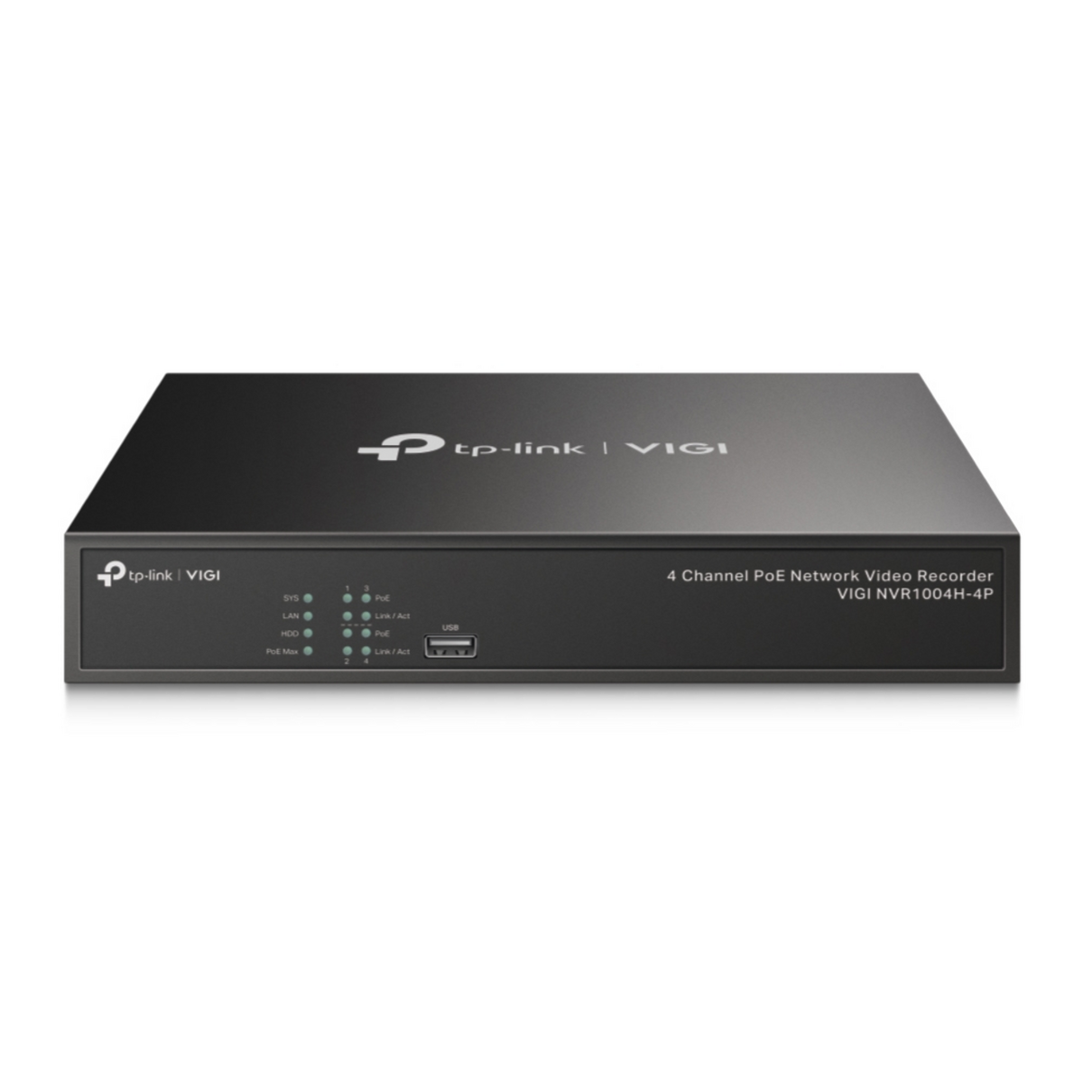 TP-LINK Video Recorder VIGI NVR1004H-4P / VIGI NVR1004H-4P Black