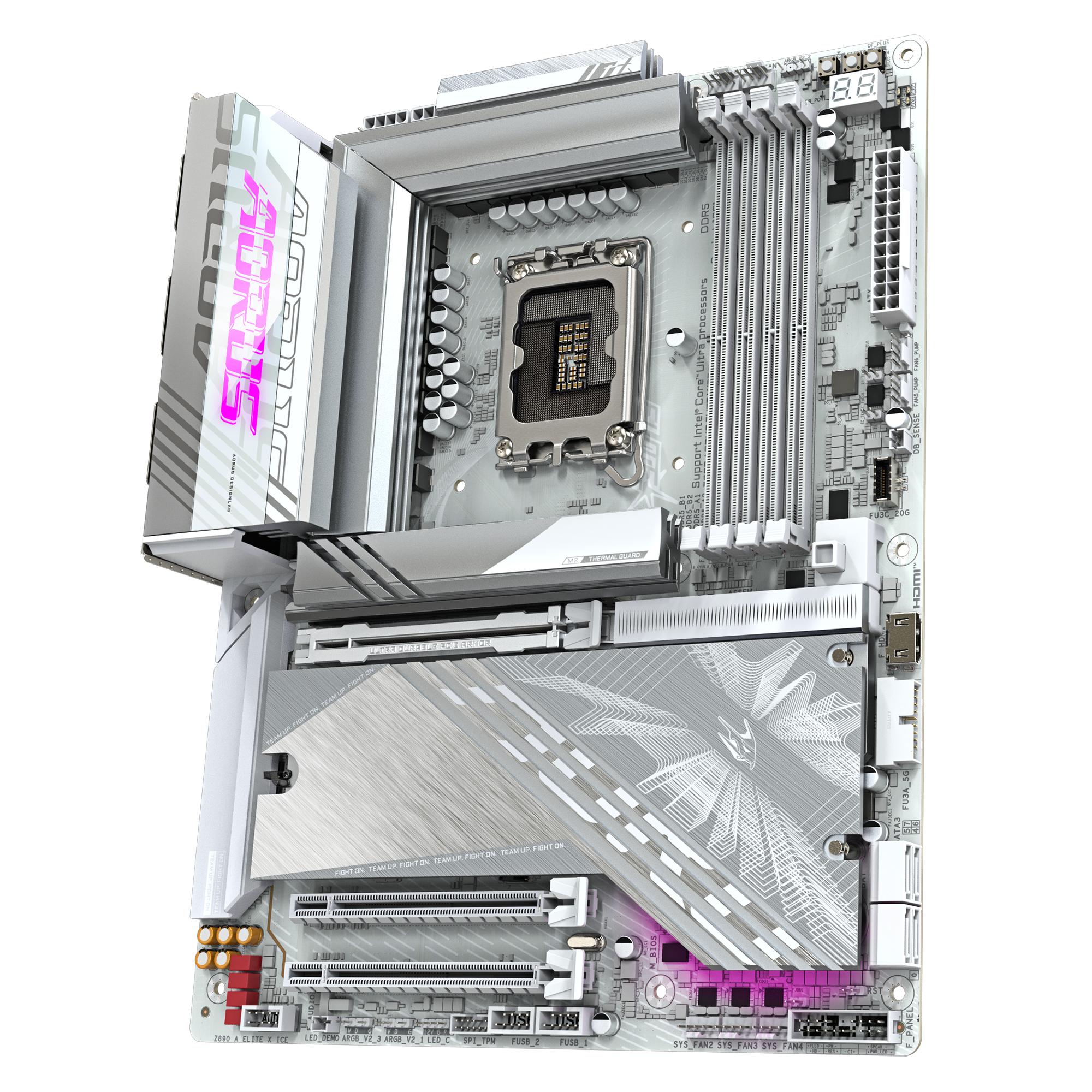 GIGABYTE Scheda madre Z890 AORUS ELITE X ICE / Z890 A ELITE X ICE Bianco