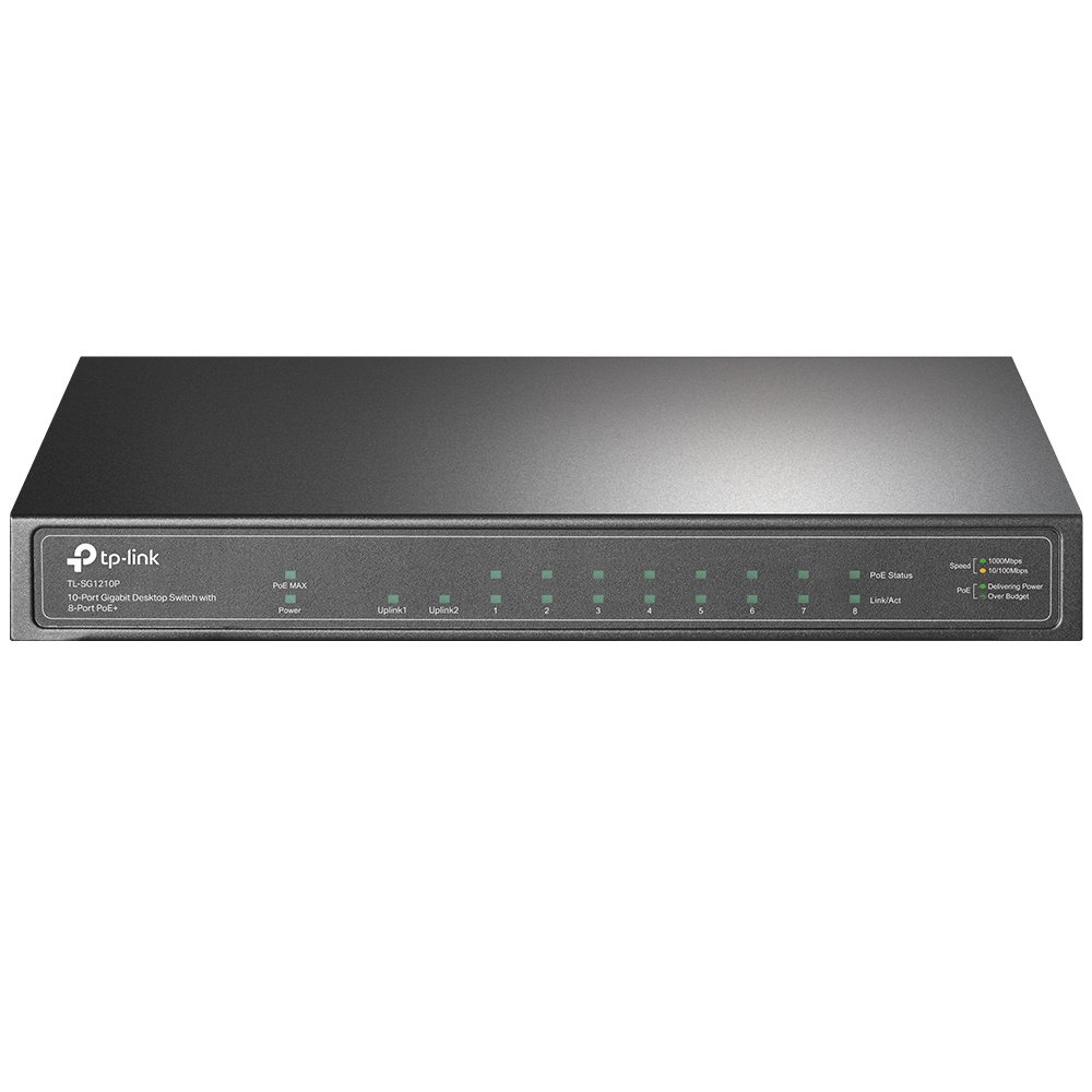 TP-LINK Switch SG1210P / TL-SG1210P Schwarz