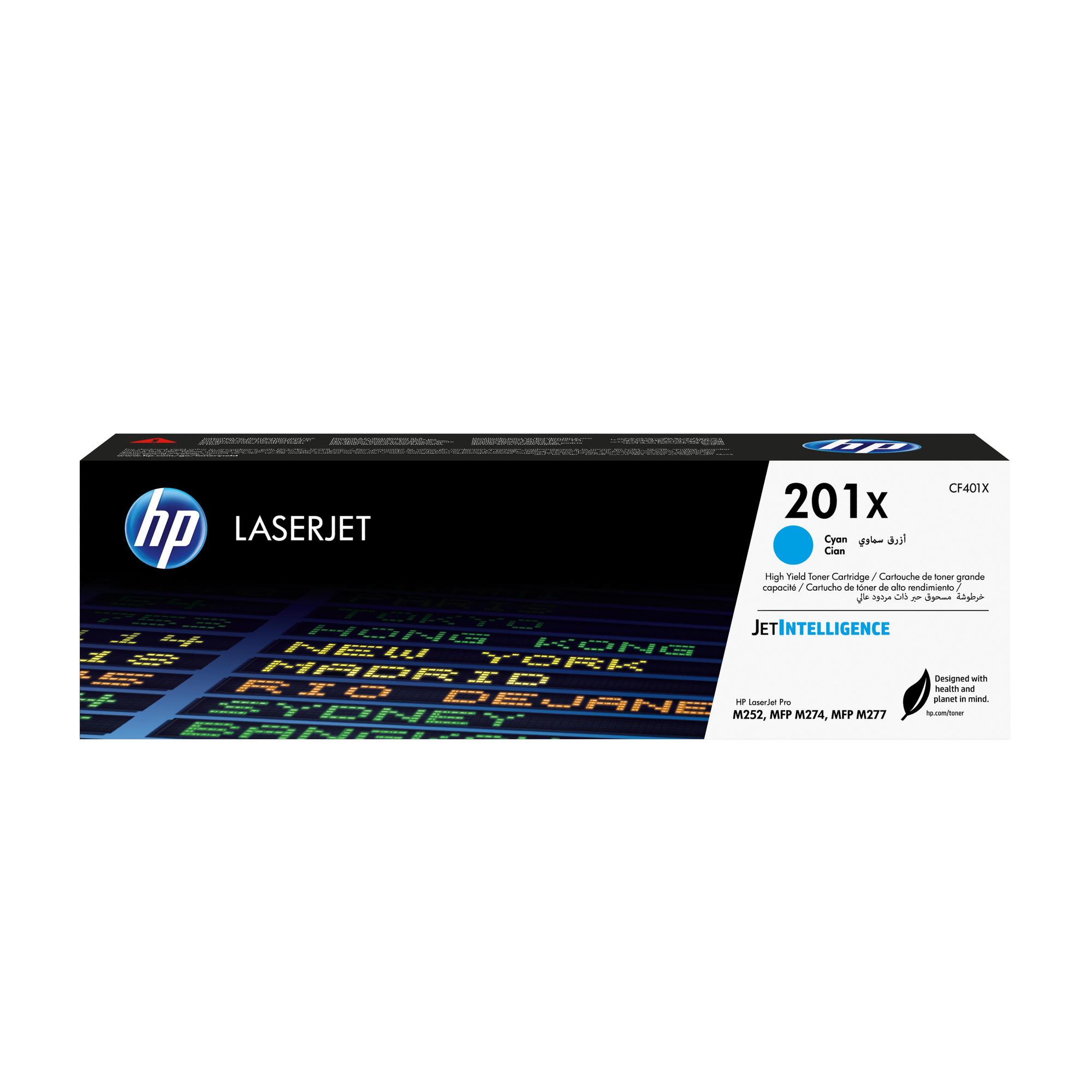 HP Tóner 201X / CF401X Cian XL