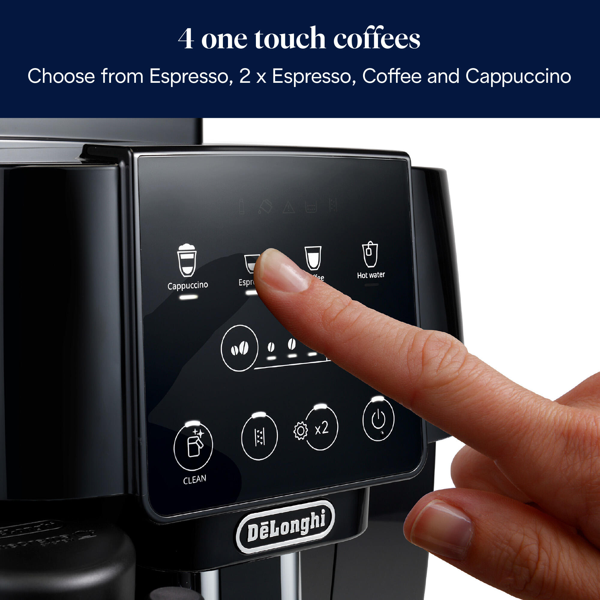 De’Longhi Fully automatic coffee machine Magnifica Start Milk / ECAM220.60.B Black