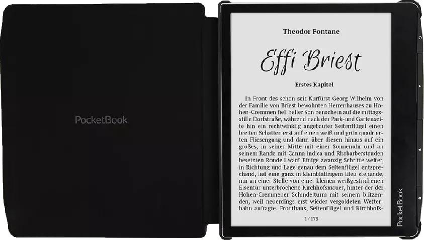 PocketBook Étui pour tablette Era 7" Shell Black / HN-SL-PU-700-BK-WW Noir