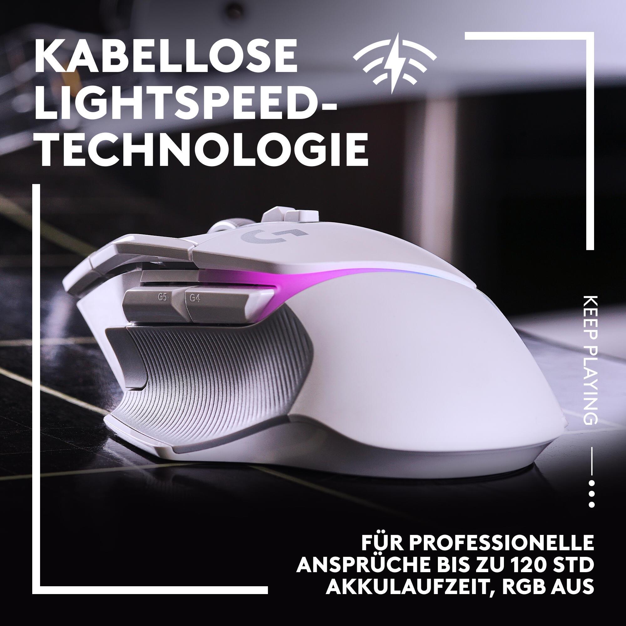 Logitech Maus G502 X Plus Lightspeed / 910-006171 Weiß