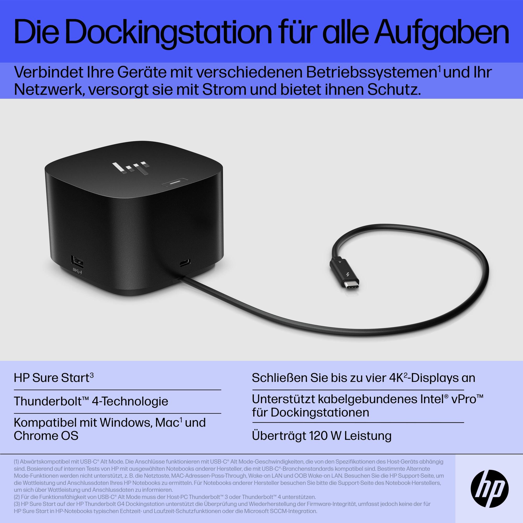 HP Stazione docking 4J0A2AA / 4J0A2AA#ABB Nero