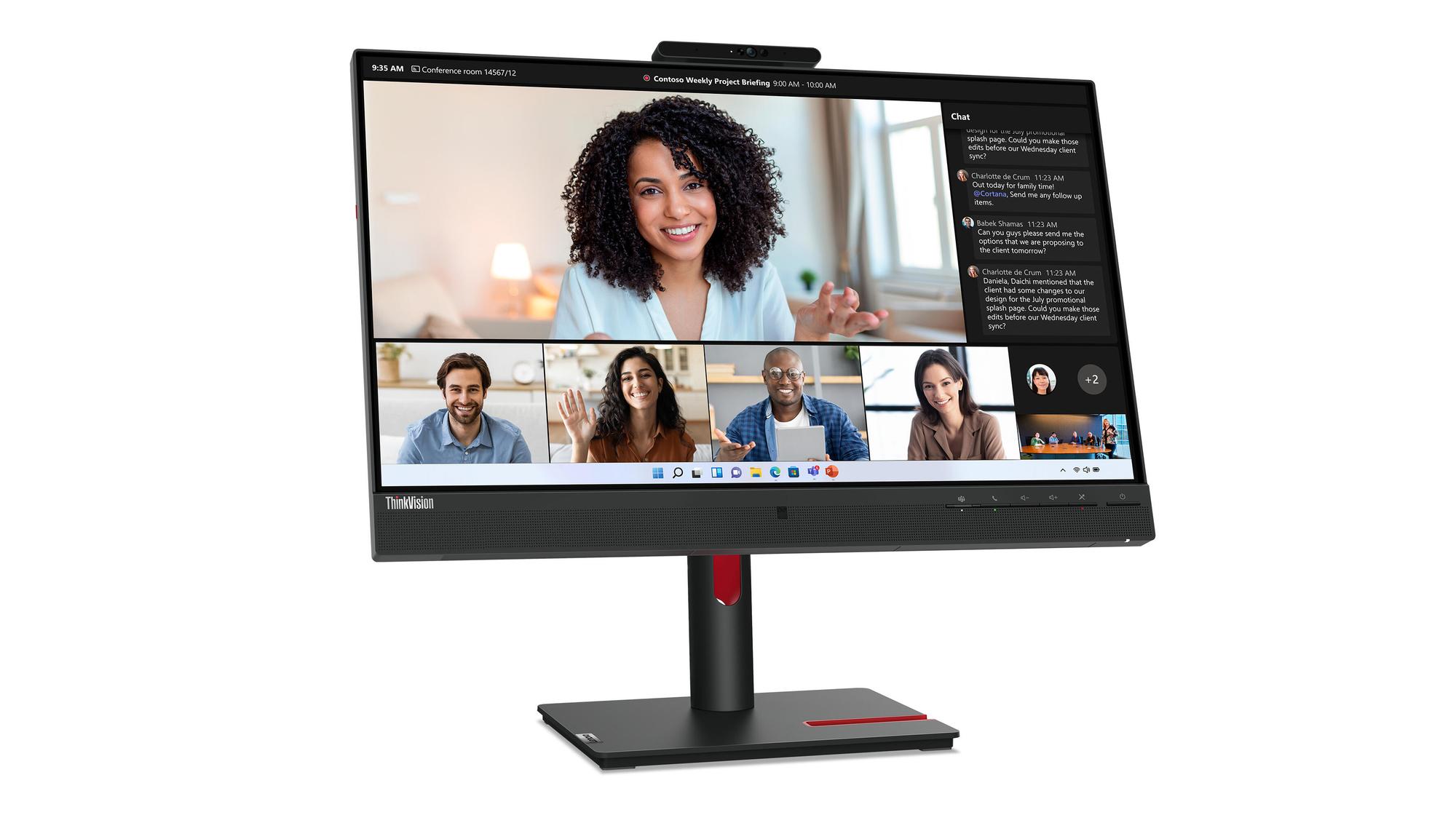Lenovo Monitor T24mv-30 / 63D7UAT3EU Negro 60,5 cm (23,8")