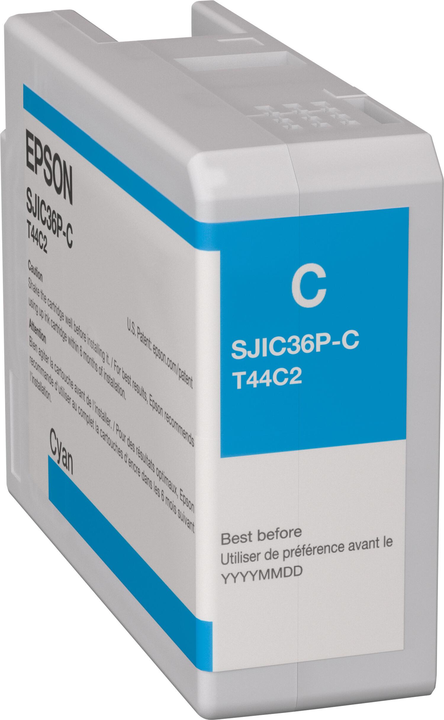 Epson Ink SJIC36PC / C13T44C240 Cyan Standard