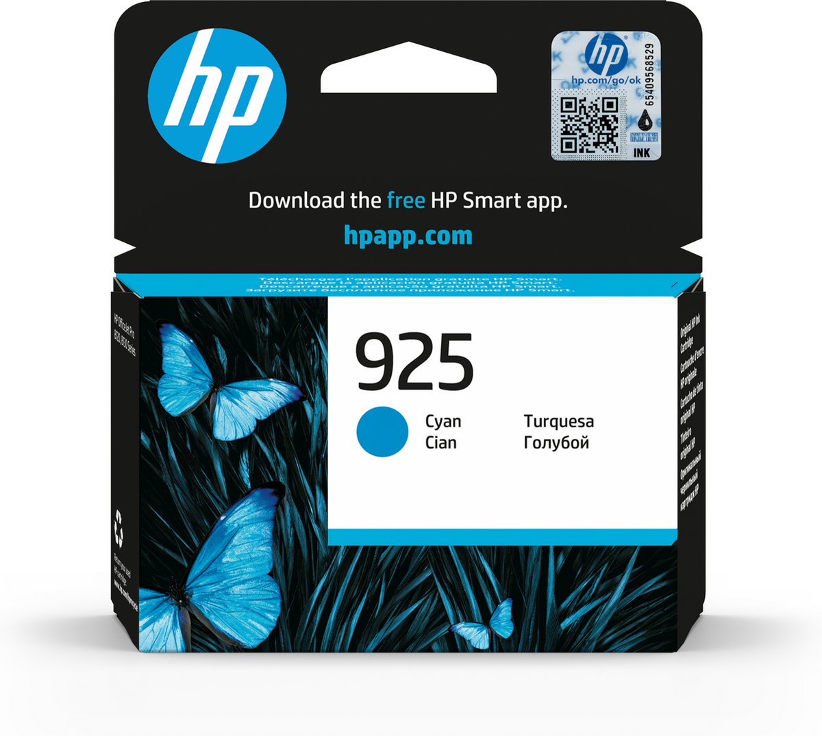 HP Tinte 925 / 4K0V6PE Cyan