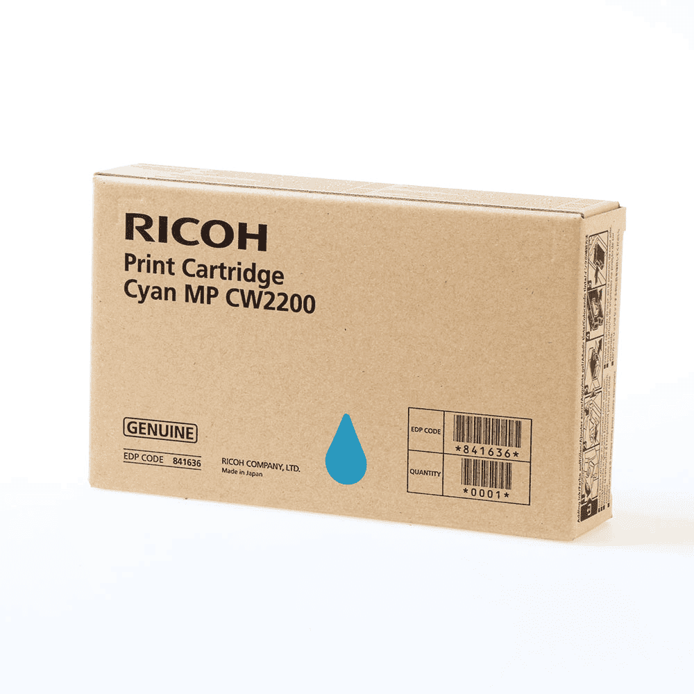 Ricoh Ink 841636 Cyan Ricoh Ink 841636 Cyan