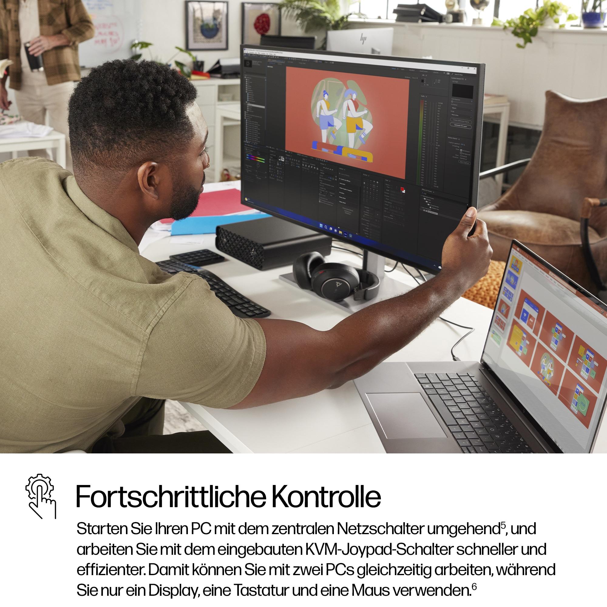 HP Monitor 732pk / 8Y2K9AA#ABB Nero, argento 80 cm (31,5")