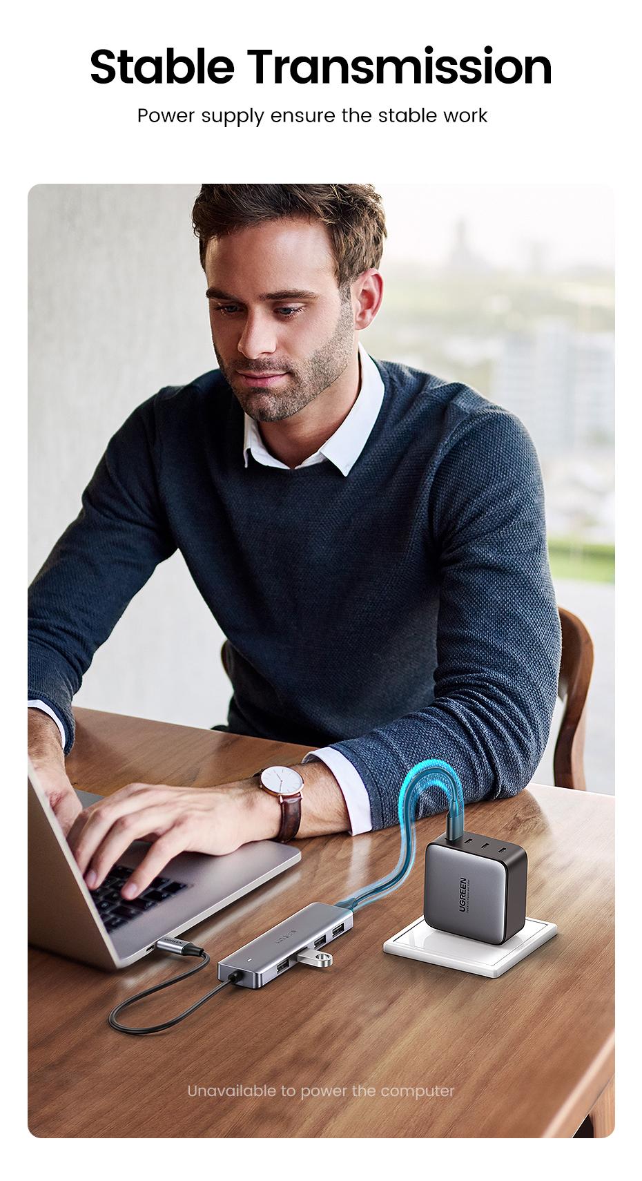 Ugreen Concentrateur USB 4 Port-C Hub / 70336