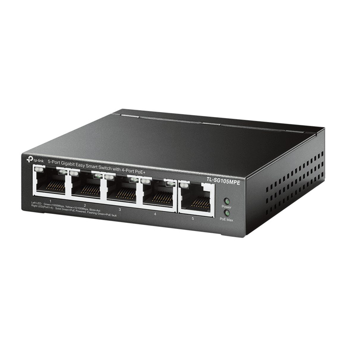 TP-LINK Switch SG105MPE / TL-SG105MPE Schwarz