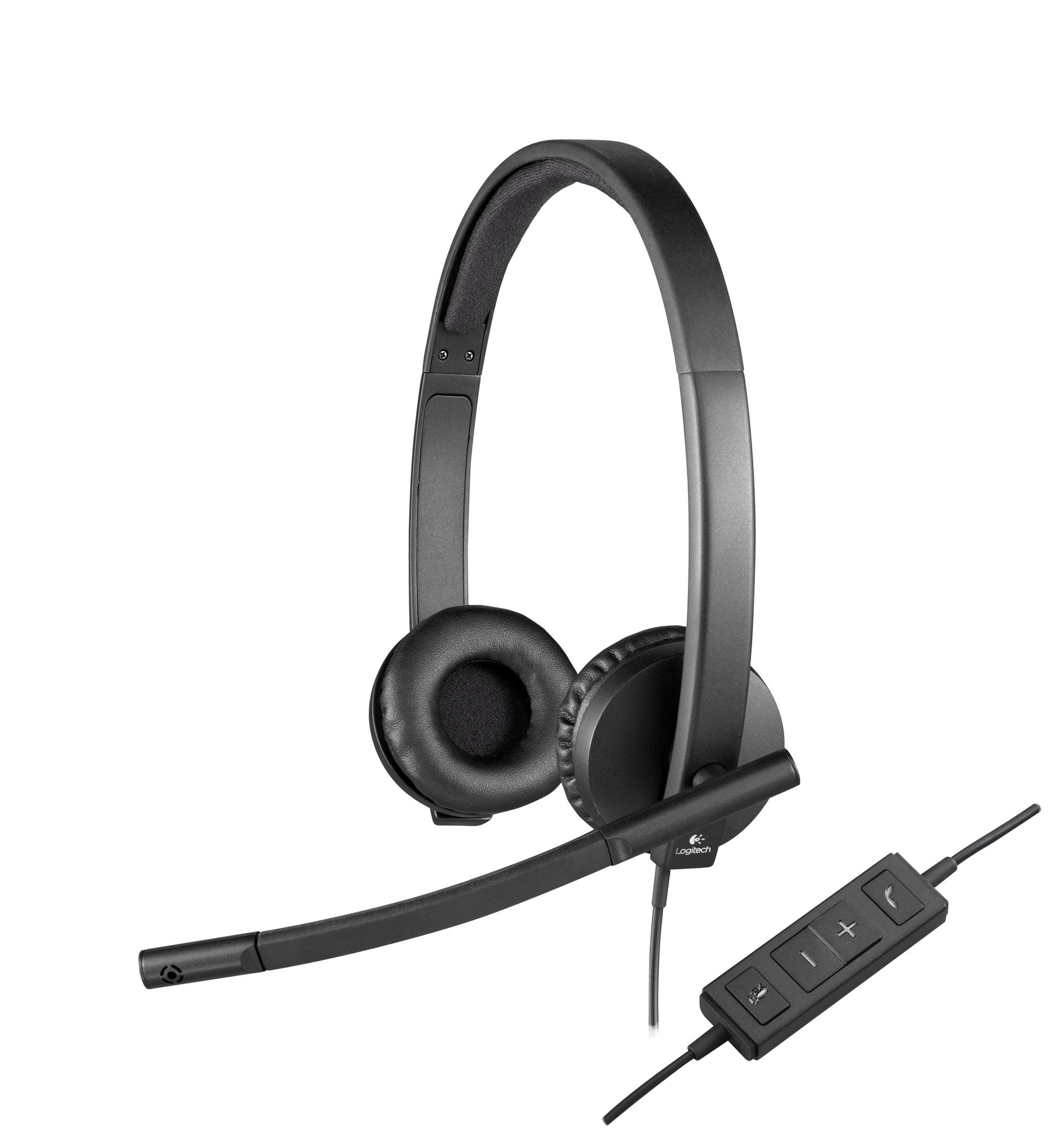 Logitech Headset H570e / 981-000575 Schwarz