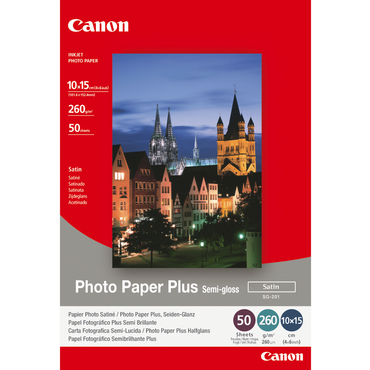 Canon Papier SG-201 / 1686B015 Blanc S