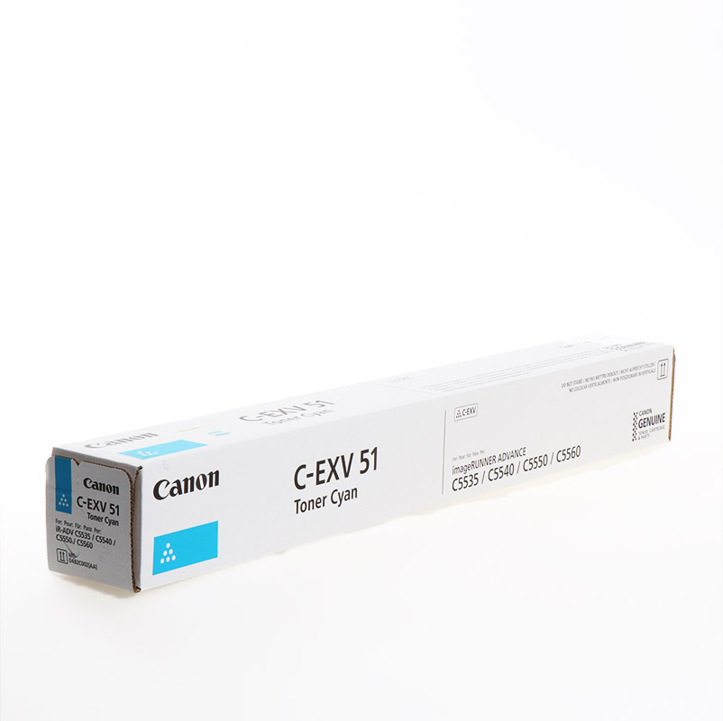 Canon Toner C-EXV51 / 0482C002 Cyan (0482C002/0482C002AA)