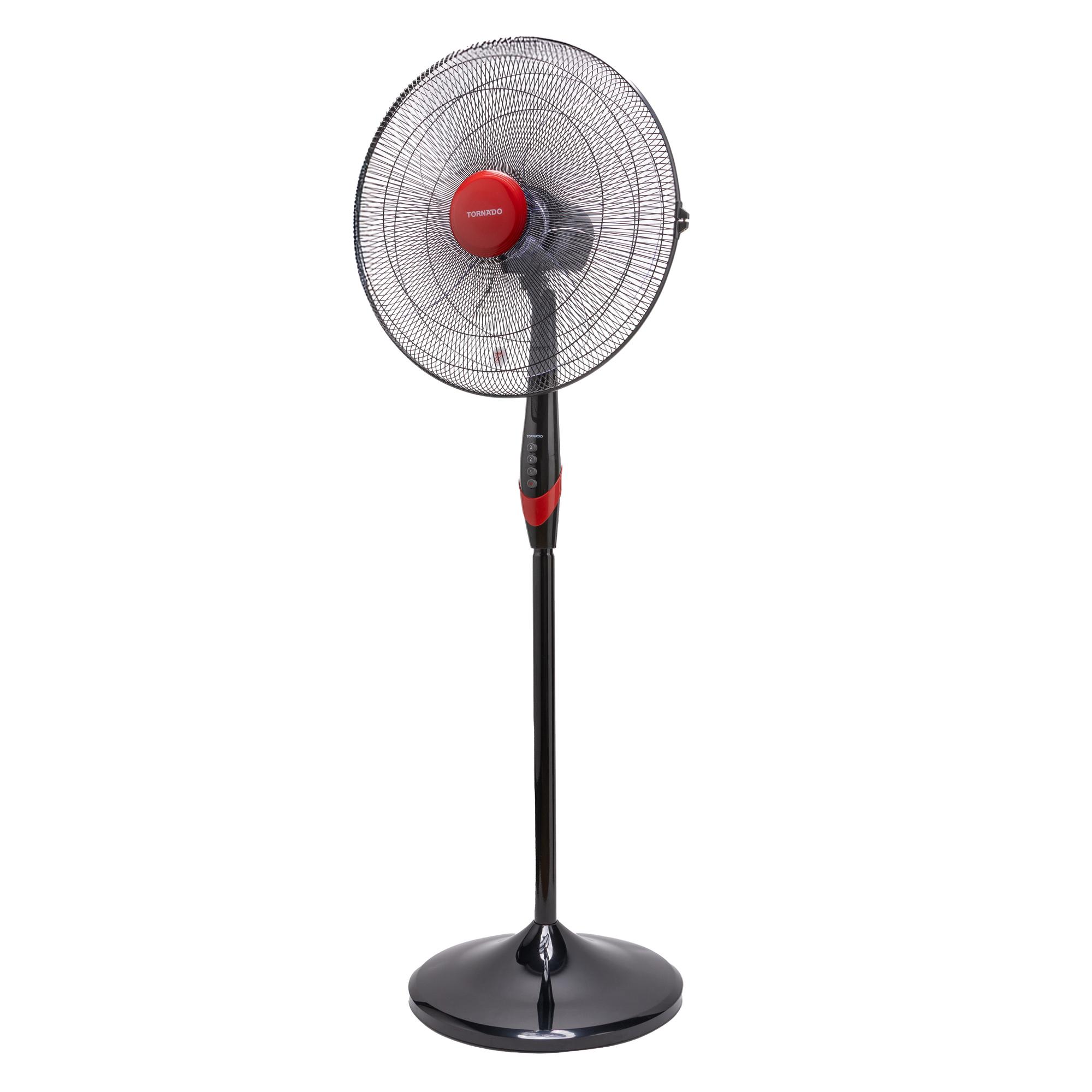 TORNADO Ventilador TSF-18XW / TSF-18XW Negro, rojo