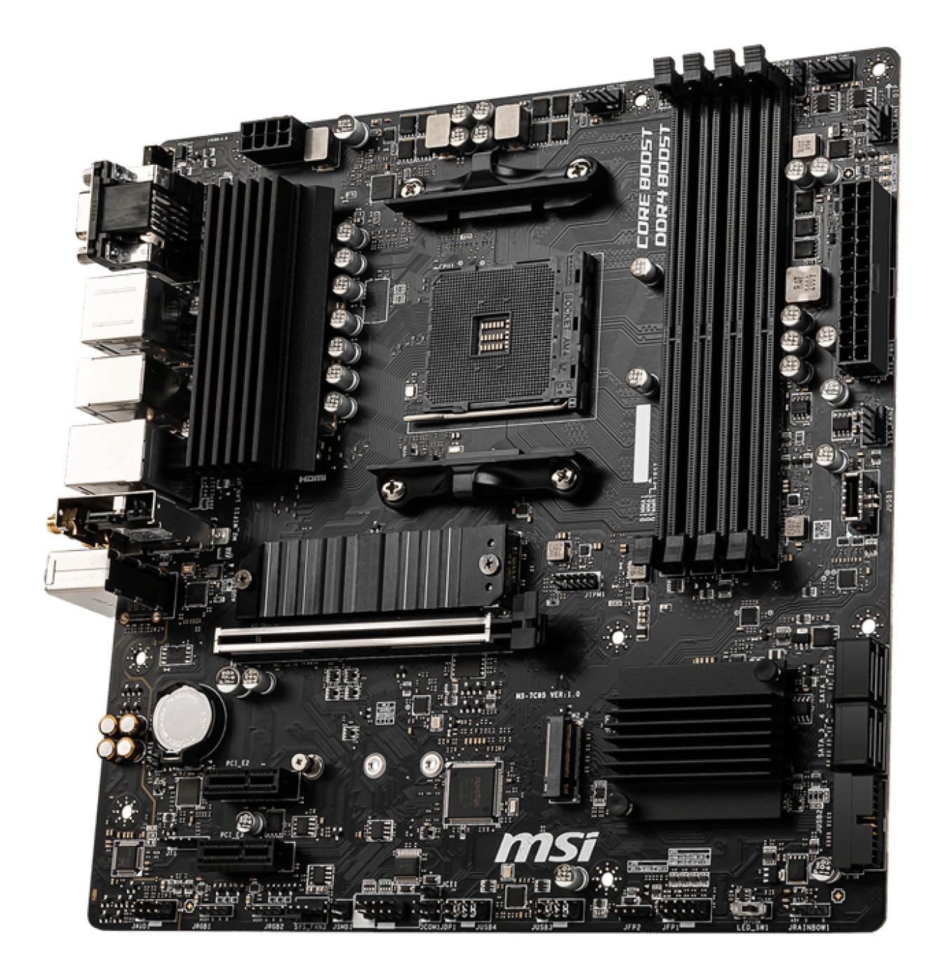 MSI Mainboard B550M PRO-VDH WIFI / 7C95-001R Black