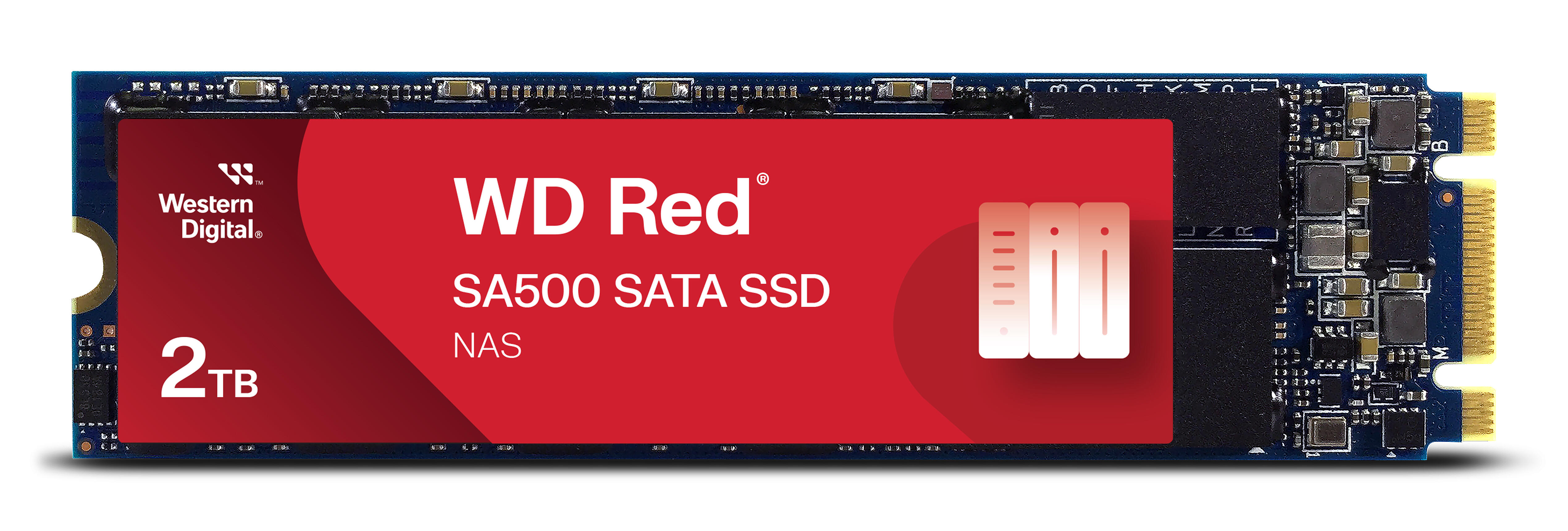 Western Digital SSD M.2 Red SA500 NAS 2TB / WDS200T1R0B-68A4Z0