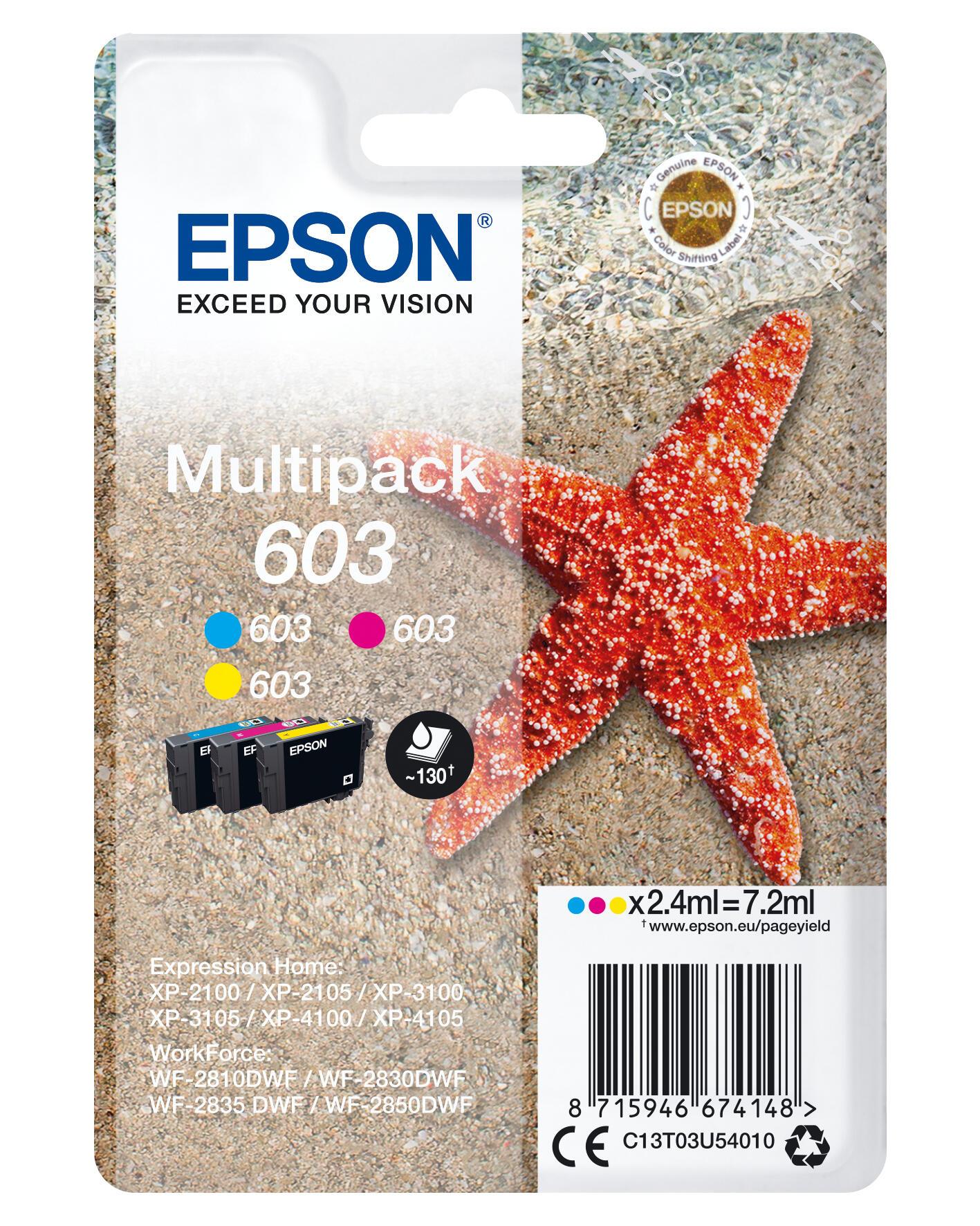 Epson Inchiostro 603 / C13T03U54010 C,M,Y Multipack