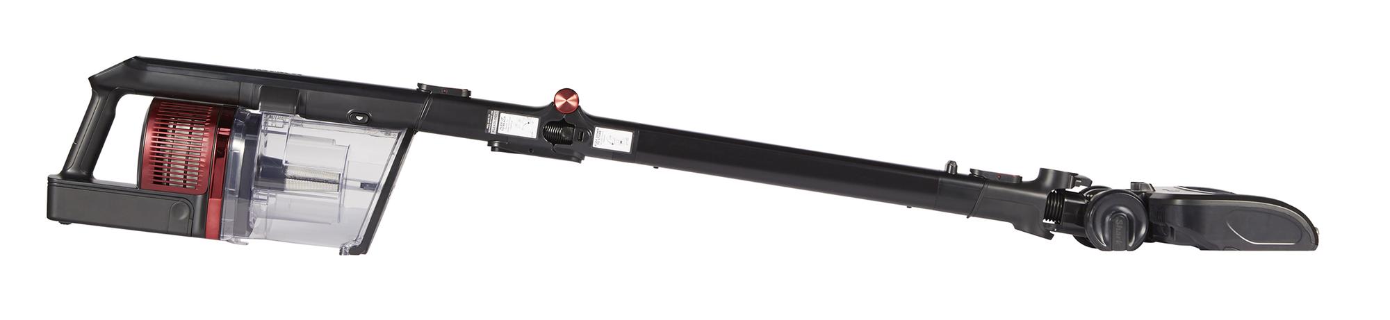 SharkNinja Aspirapolvere a bastone Shark DuoClean PowerFins / IZ300EUT Nero, Borgogna