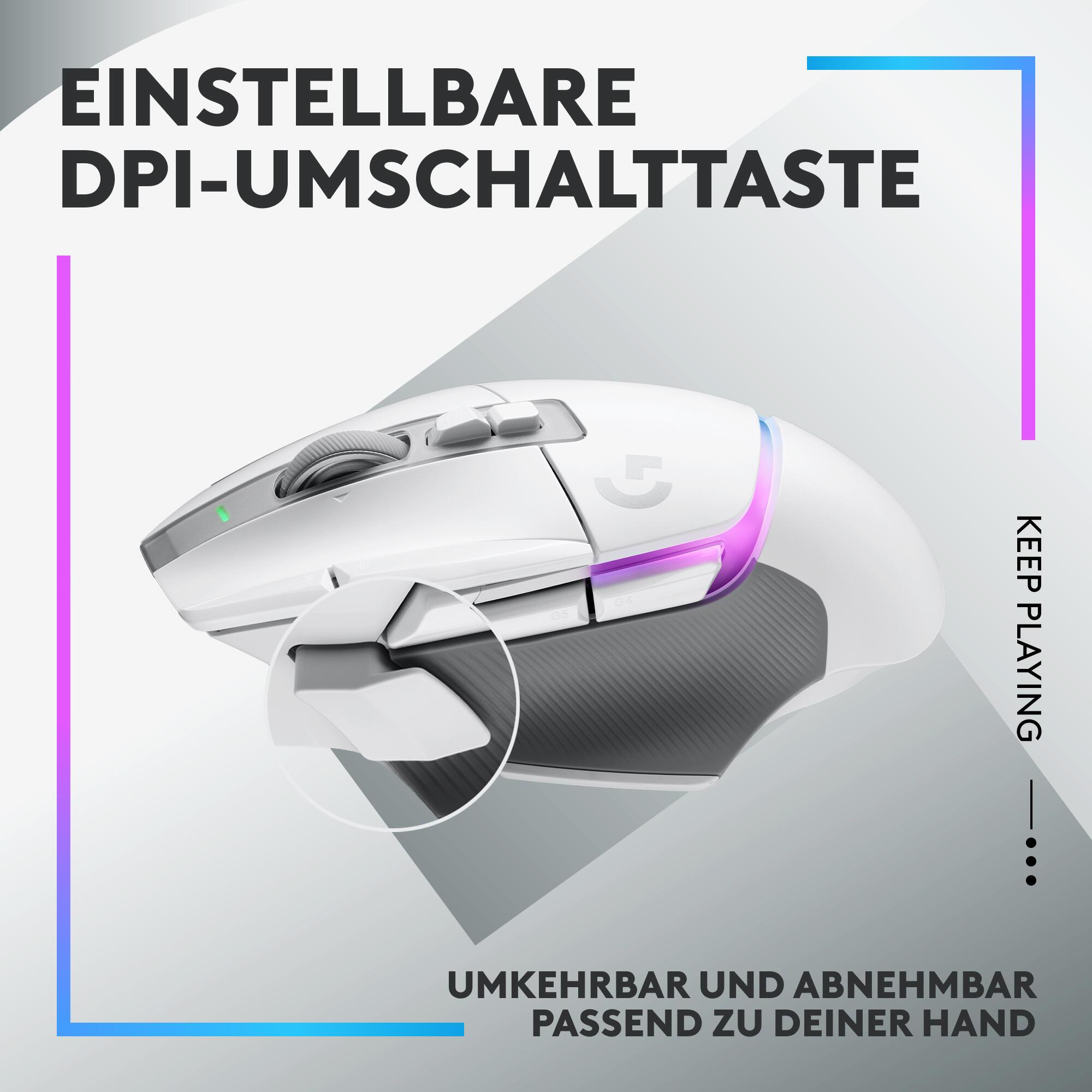 Logitech Maus G502 X Plus Lightspeed / 910-006171 Weiß