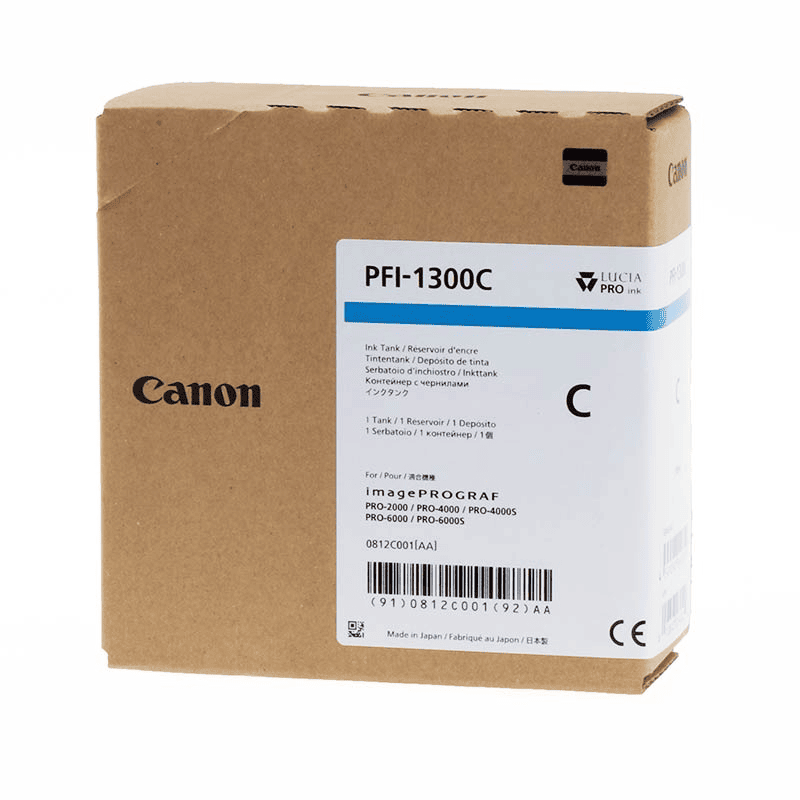 Canon Tinte PFI-1300C / 0812C001 Cyan