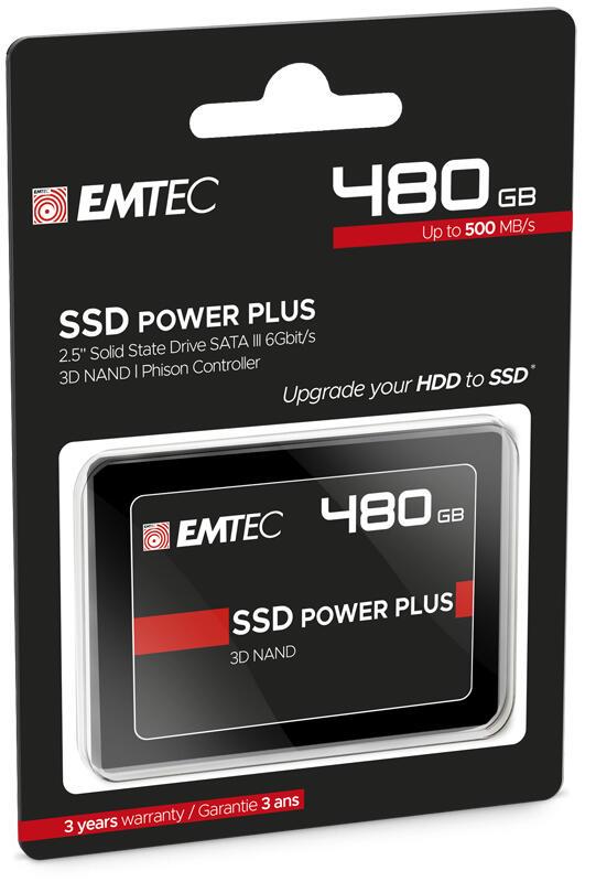 Emtec sSD DE 2,5 X150 480GB / ECSSD480GX150 Negro L