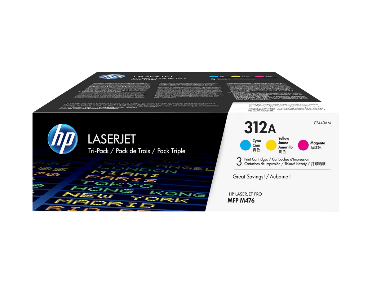 HP Toner 312A / CF440AM C,M,Y Multipack