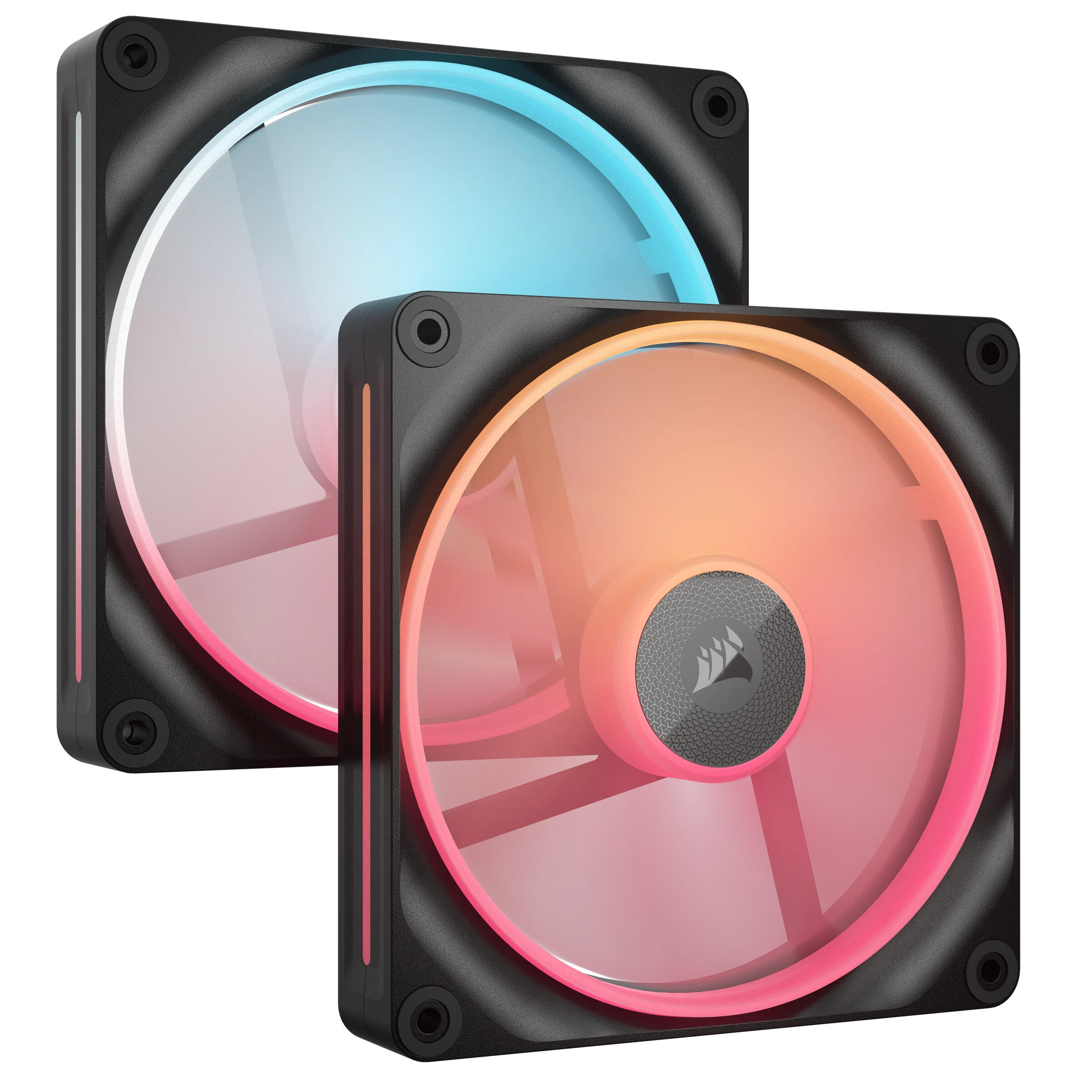 Corsair Ventilatore iCUE LINK LX140R RGB / CO-9051052-WW Nero Doppelpack