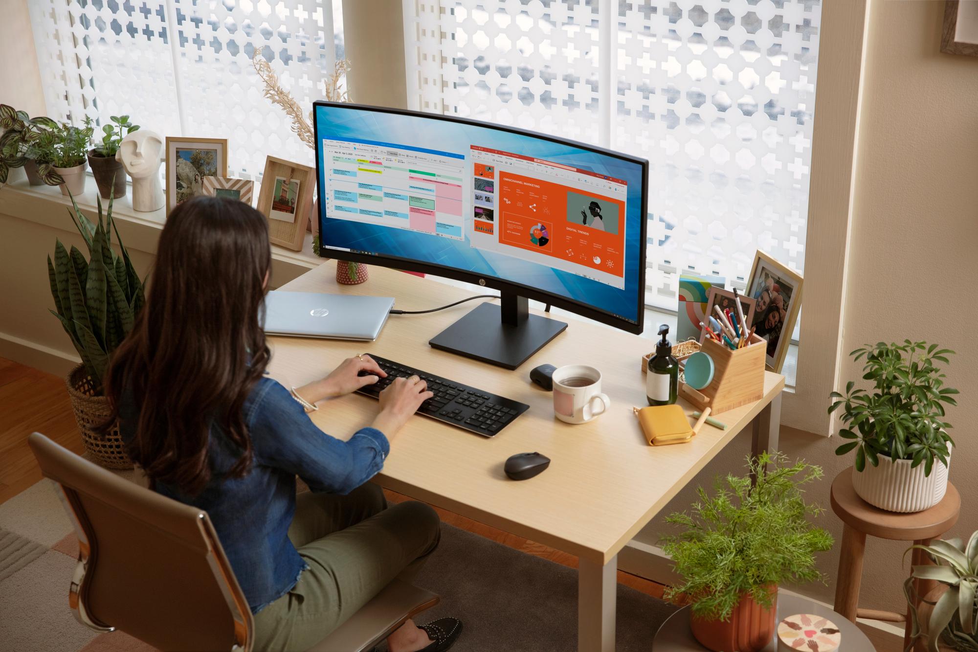 HP Moniteur P34hc G4 / 21Y56AA#ABB Noir 86,4 cm (34")