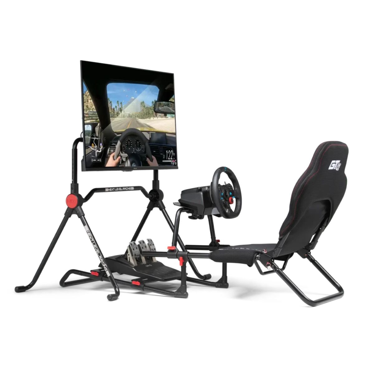 Next Level Racing Gaming chair GTLITE Junior Foldable Cockpit / NLR-S041 Black