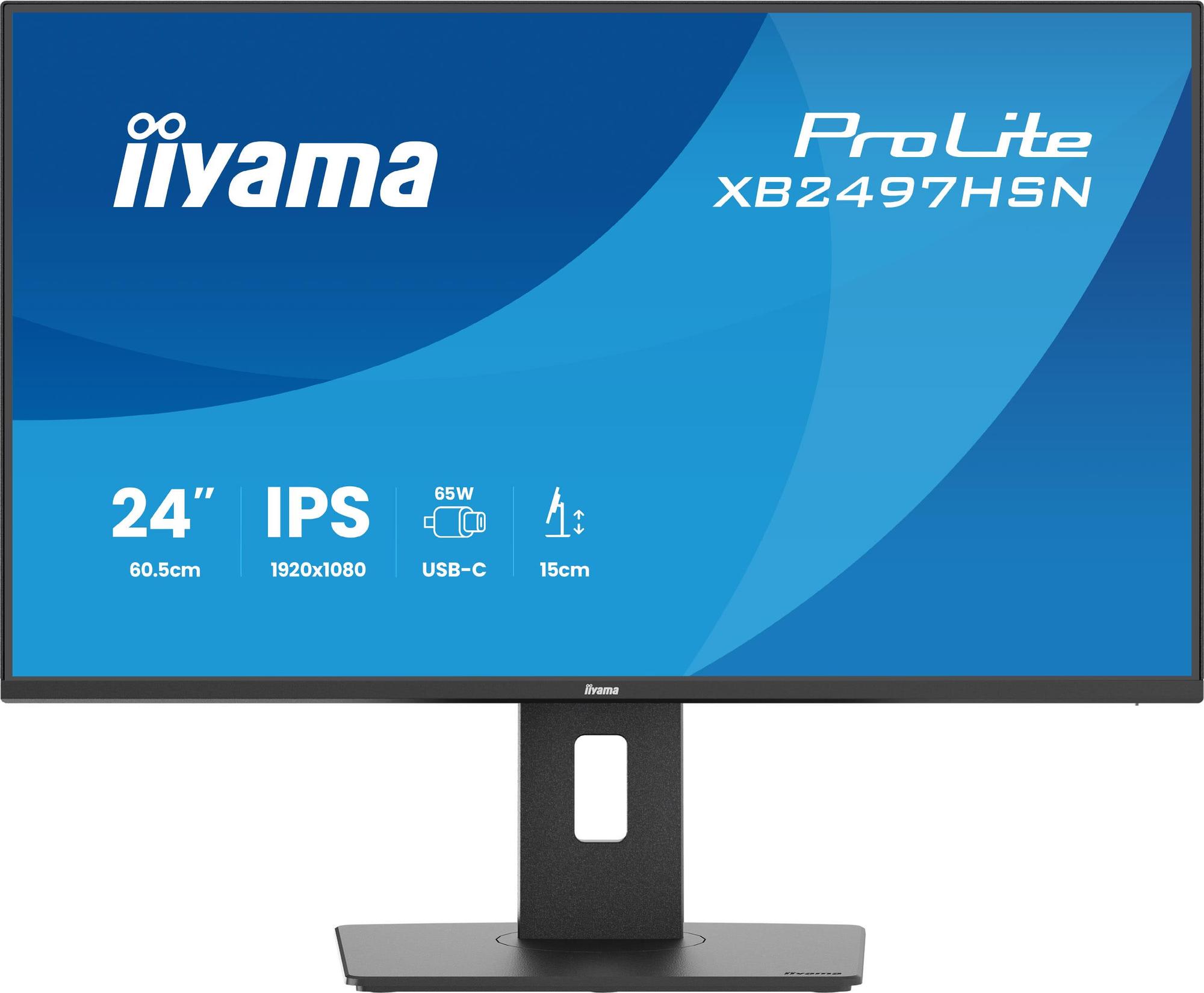 iiyama Monitor XB2497HSN-B1 / XB2497HSN-B1 Black Standard 60.5 cm (23.8")