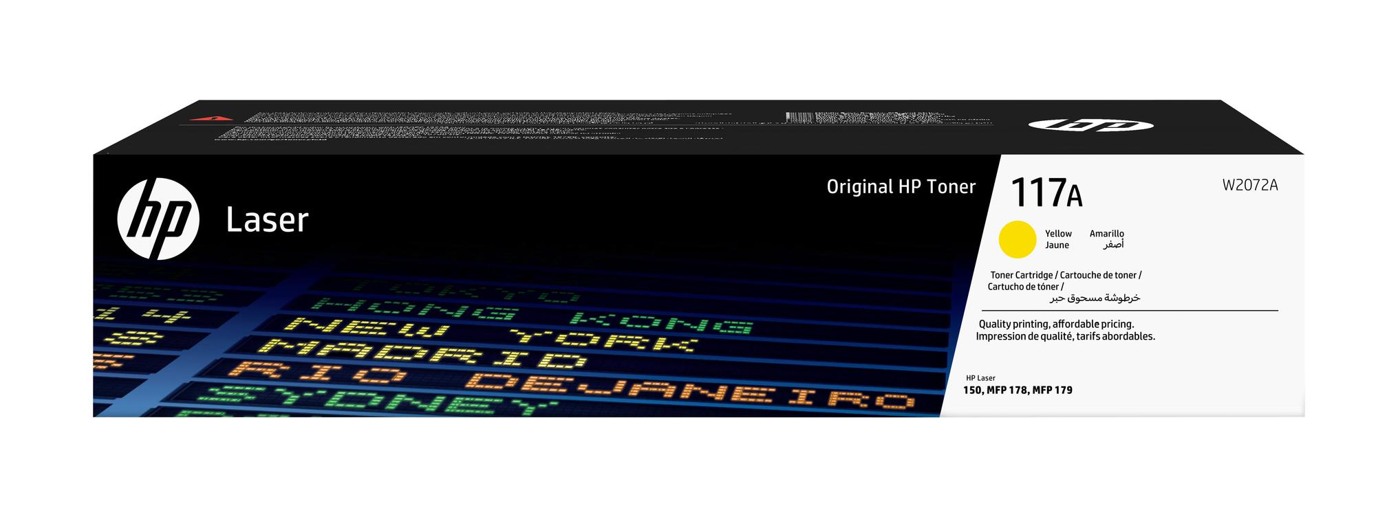 HP Toner 117A / W2072A Gelb Standard