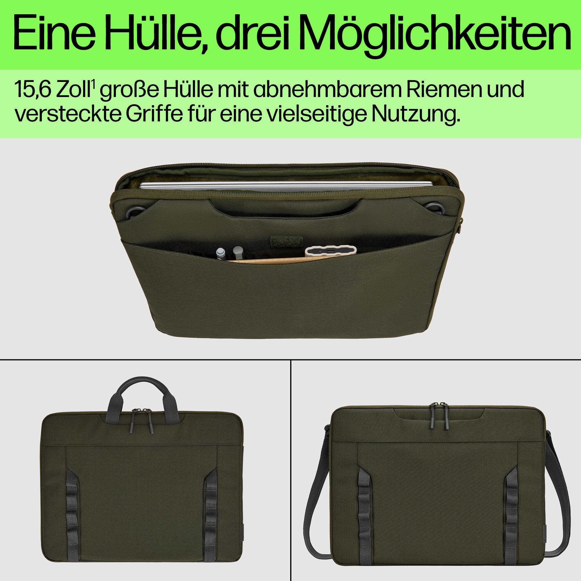 HP Notebook case Modular 15" / 9J498AA Green